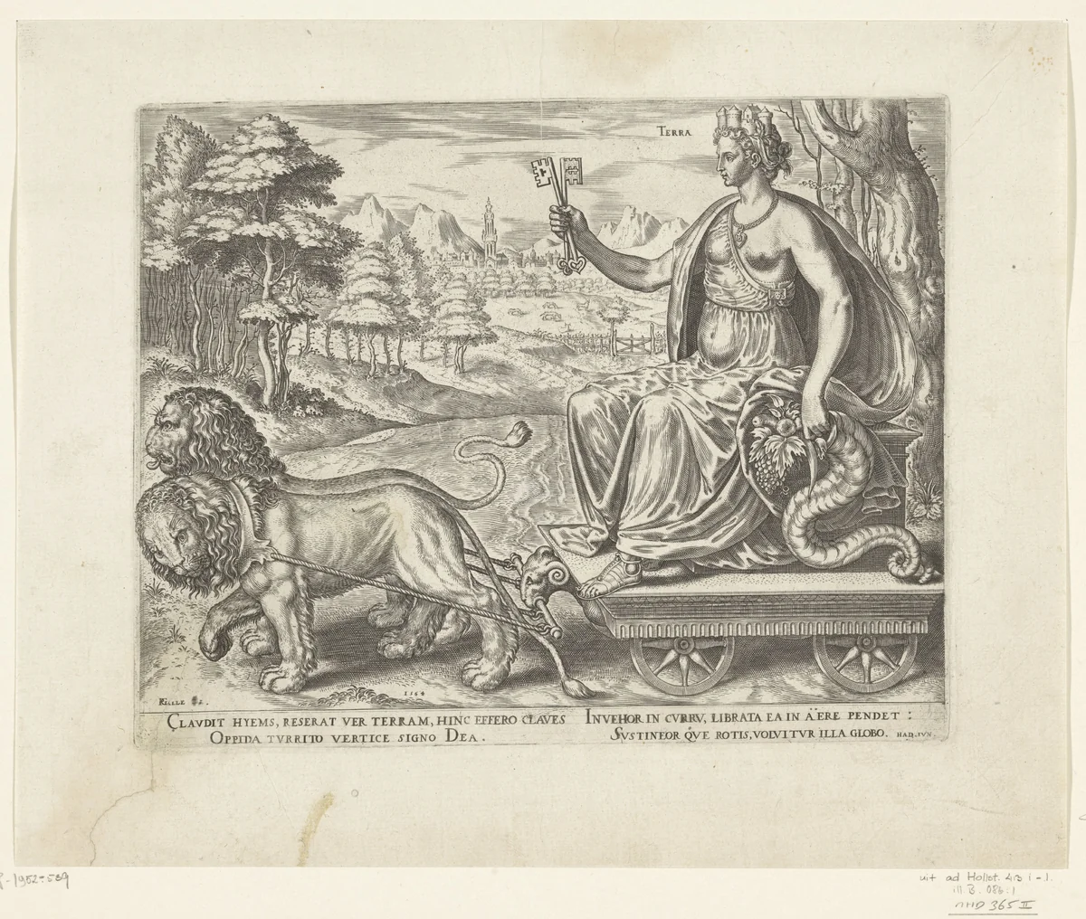 Aarde by Unknown, print, 1564