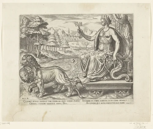 Aarde by Unknown, print, 1564