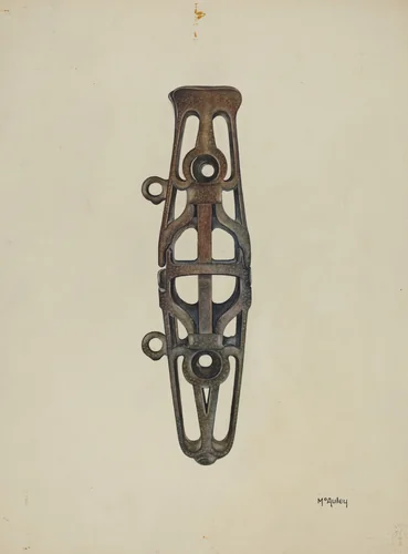 Whip Socket by William McAuley, index of american design, 1937