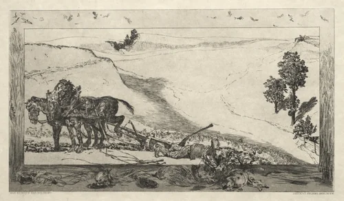 Vom Tode I (Opus II, 1889) No. 7 by Max Klinger, print, 1884-1894