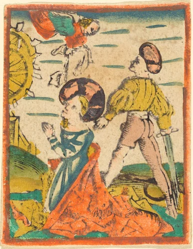 Beheading of Saint Catherine by German 15th Century, print, 1480-1490