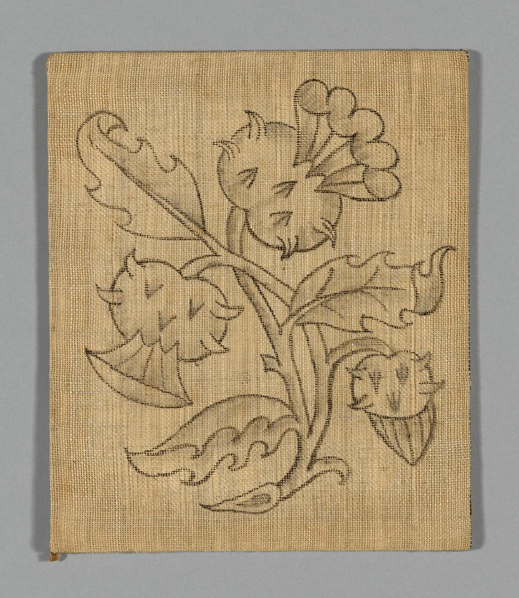Needlework Pattern by England, textile, 1601-1700