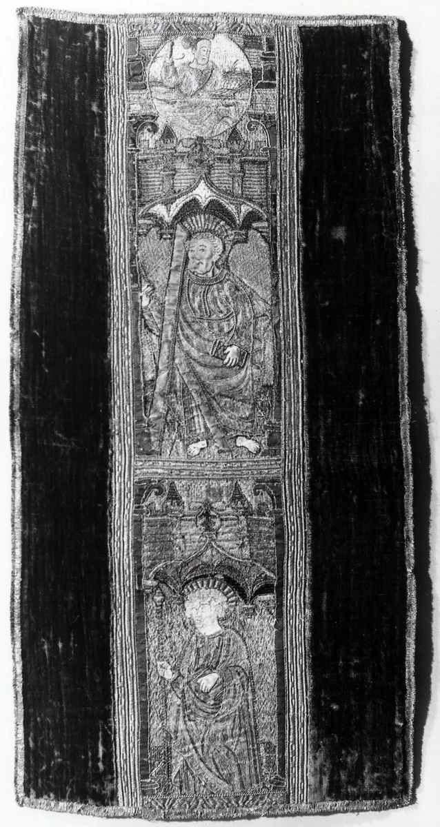 Orphrey by France, textile, 1501-1600