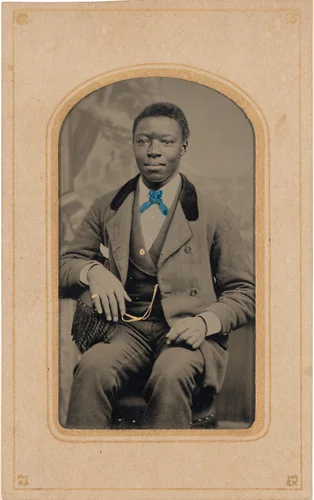 Portrait of a Man by American 19th Century, photograph, 1880-1889