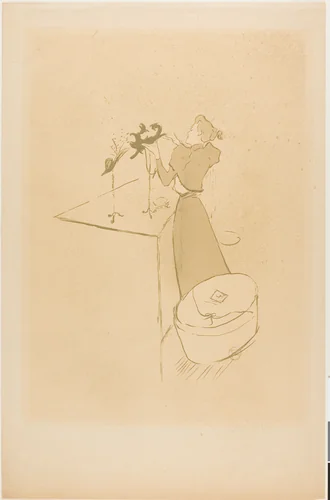 The Milliner, Renée Vert by Henri de Toulouse-Lautrec, print, 1893