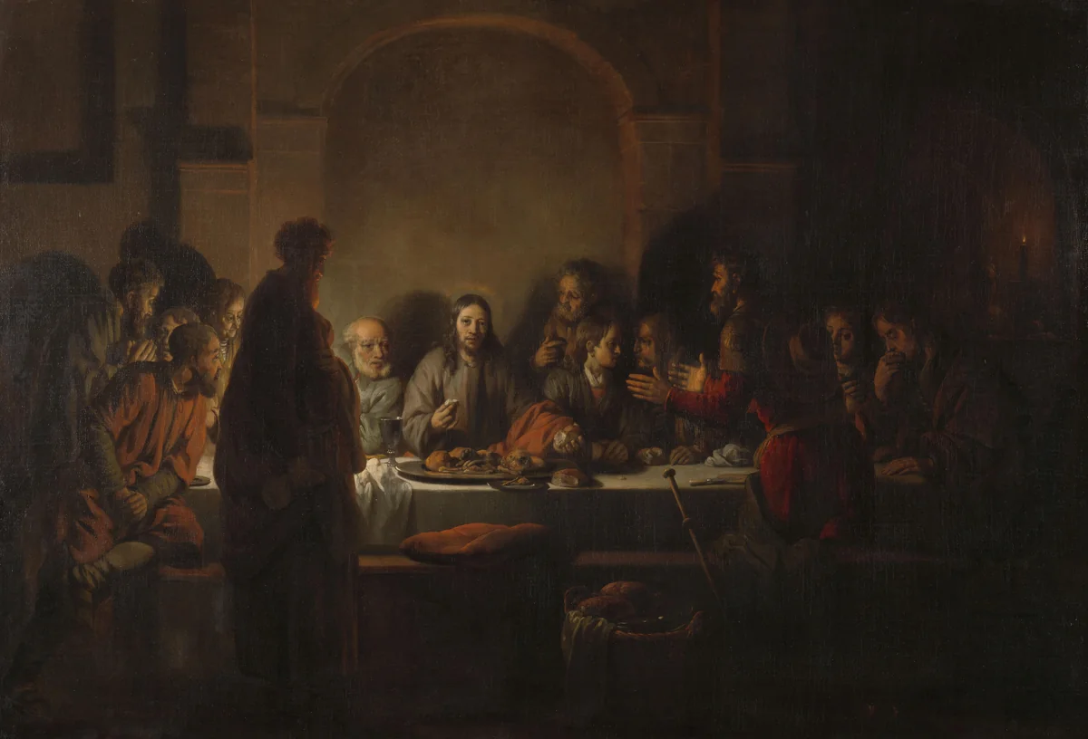 The Last Supper by Gerbrand van den Eeckhout, painting, 1664