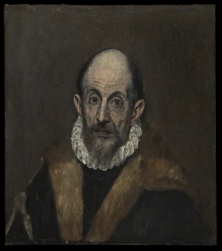 Portrait of an Old Man by El Greco, painting, 1595-1600