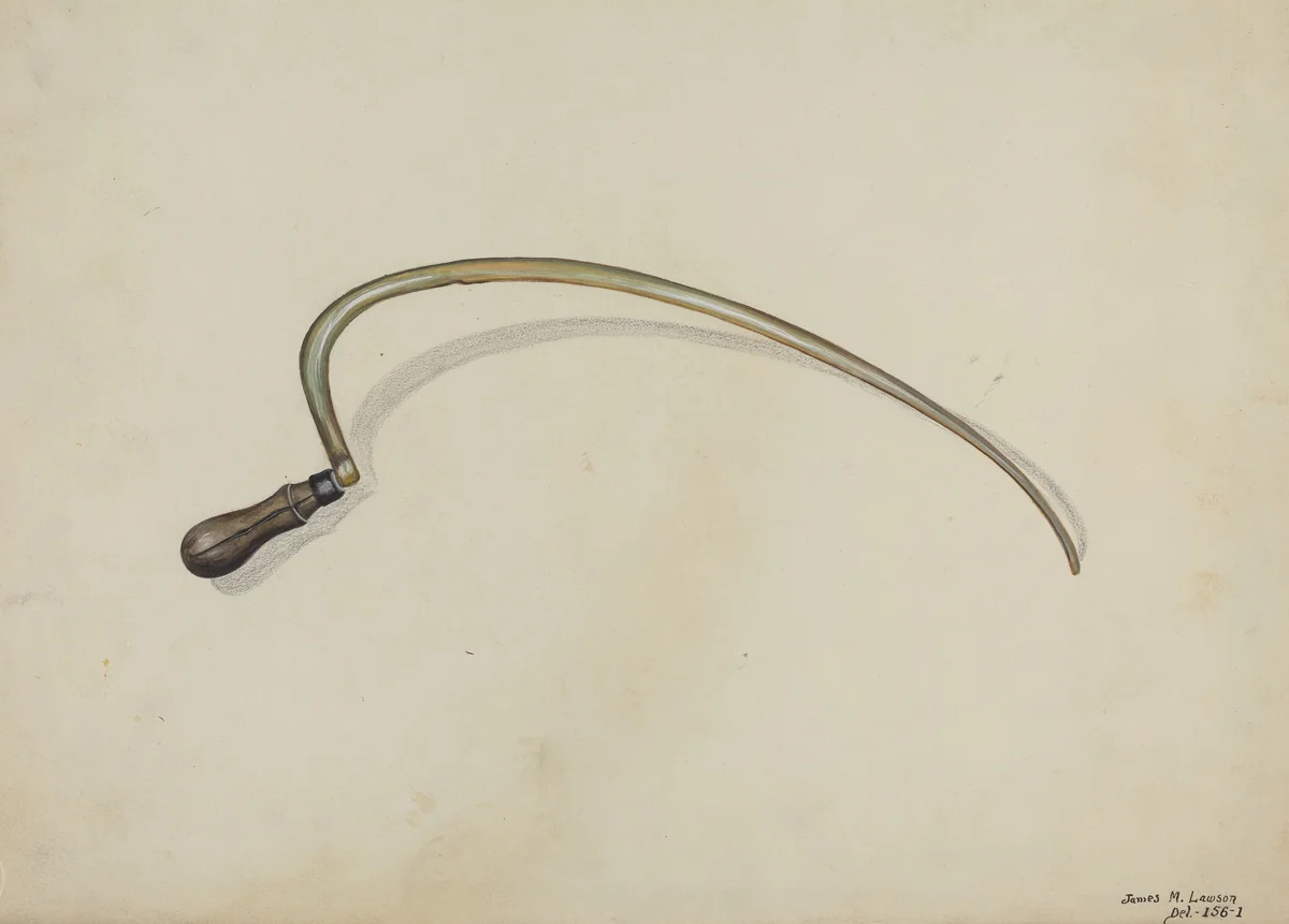 Sickle by James M. Lawson, index of american design, 1936