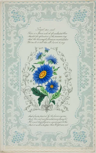 Forget Me Not (valentine) by George Kershaw, other, 1845-1855