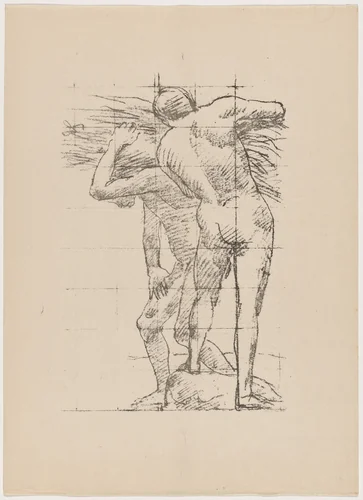Etude by Pierre Puvis de Chavannes, print, 1895