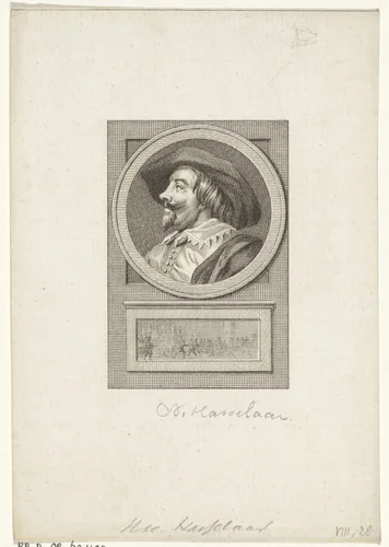 Portret van Nicolaas Hasselaar by Reinier Vinkeles, print, 1783-1795