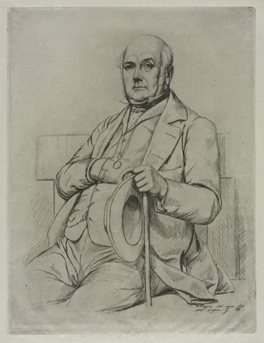 Casimir Le Conte by Charles Meryon, print, 1856
