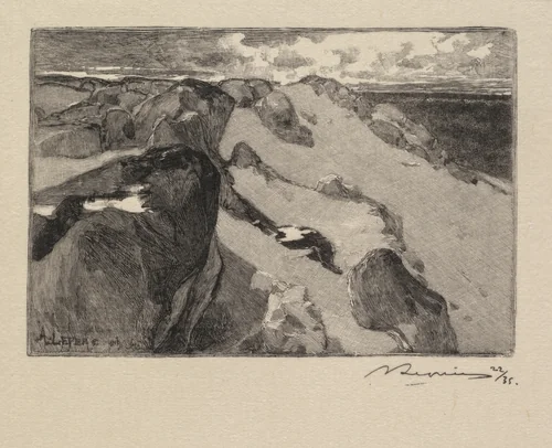 Arbonne, Le Gros Sablon by Auguste Louis Lepère, book, 1890