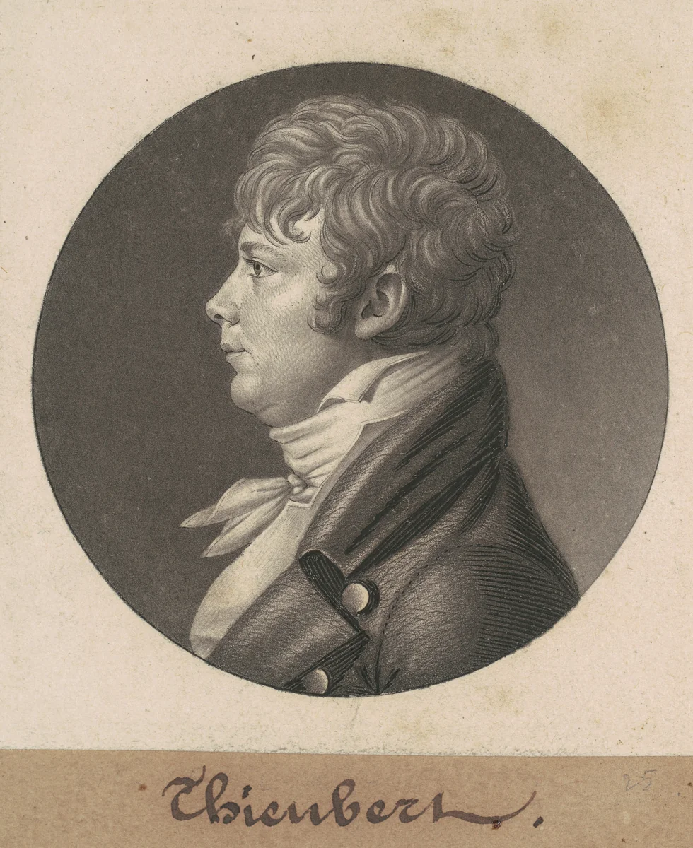 Thieubert by Charles B. J. Févret de Saint-Mémin, print, 1803