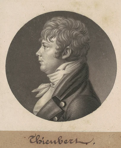 Thieubert by Charles B. J. Févret de Saint-Mémin, print, 1803