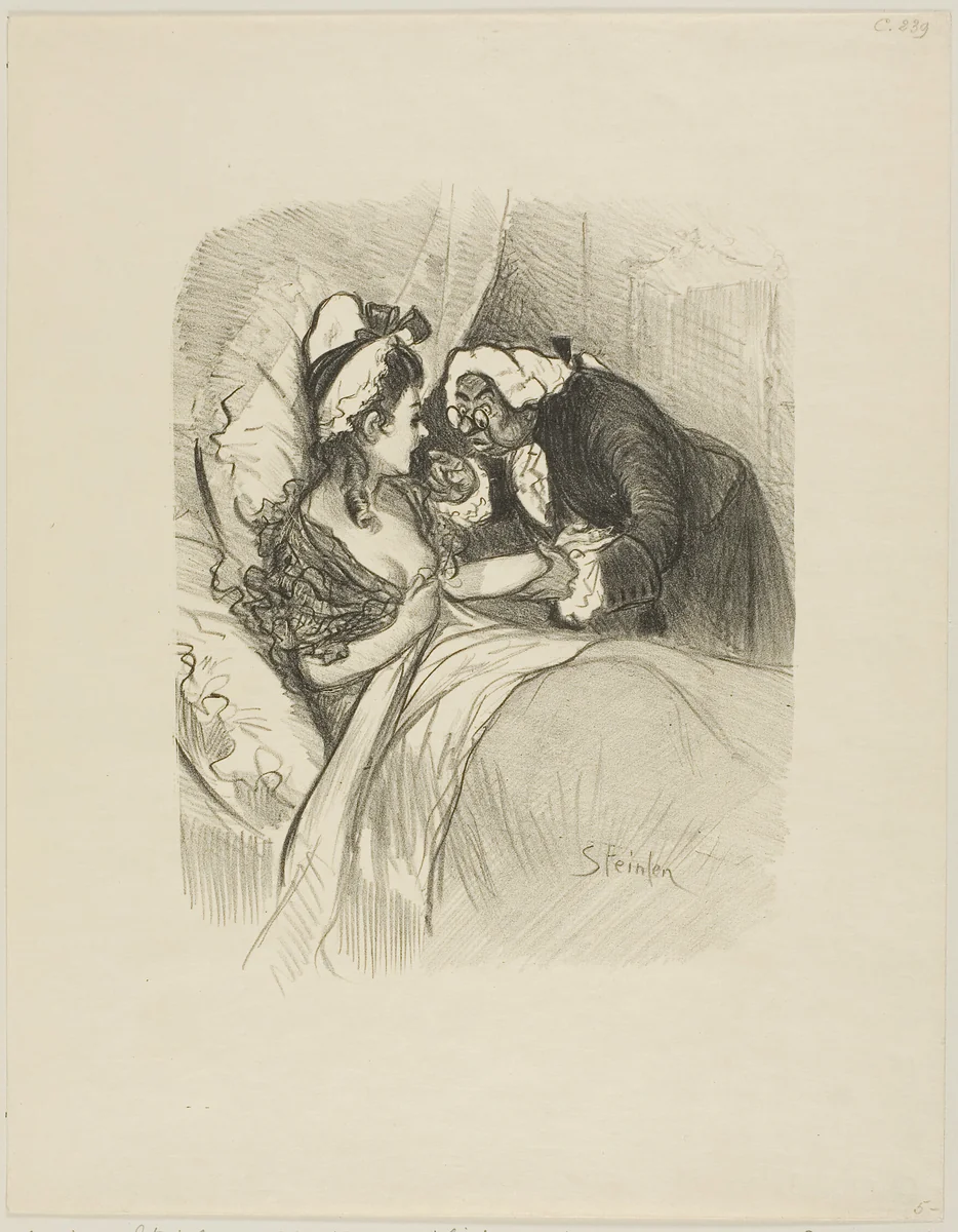 Dame Jacinthe by Théophile Alexandre Steinlen, print, 1900