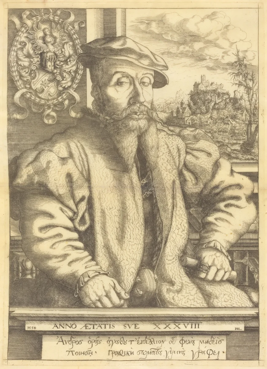 Georg Roggenbach by Hanns Lautensack, print, 1554