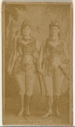 Lobestinetti, from the Actors and Actresses series (N145-8) issued by Duke Sons & Co. to promote Duke Cigarettes by W. Duke, Sons & Co., photograph, 1890-1895