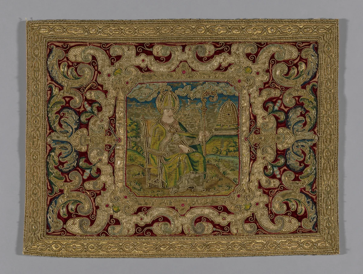 Panel by Italy, textile, 1550-1570