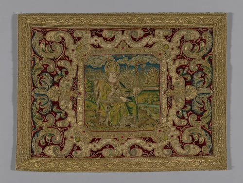 Panel by Italy, textile, 1550-1570