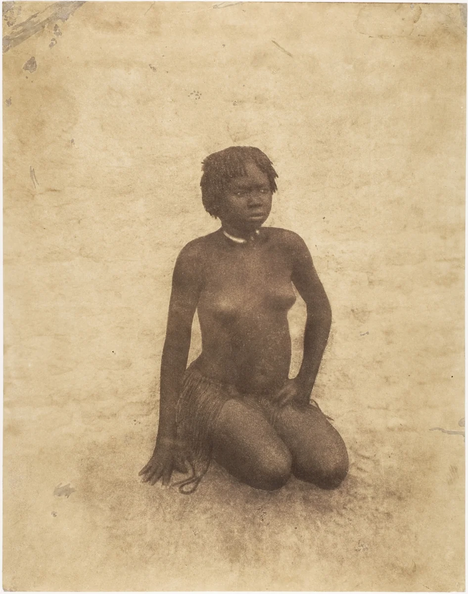 Young Nuba Woman by Pierre Trémaux, photograph, 1853-1854