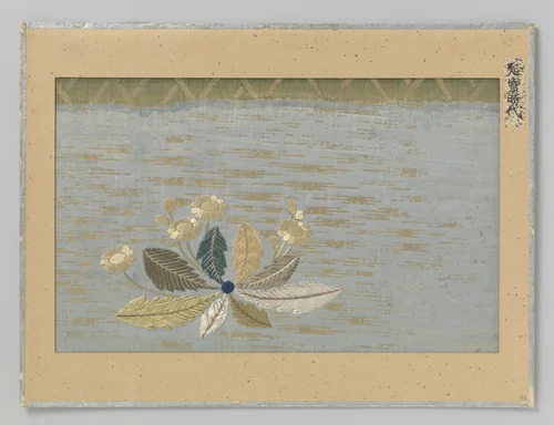 Fragment textiel by anonymous, textile, 1673-1681