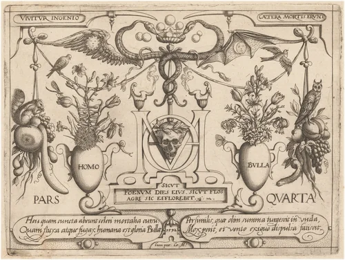 Archetypa studiaque patris Georgii Hoefnagelii [Part 4, Titlepage] by Jacob Hoefnagel; Joris Hoefnagel, print, 1592