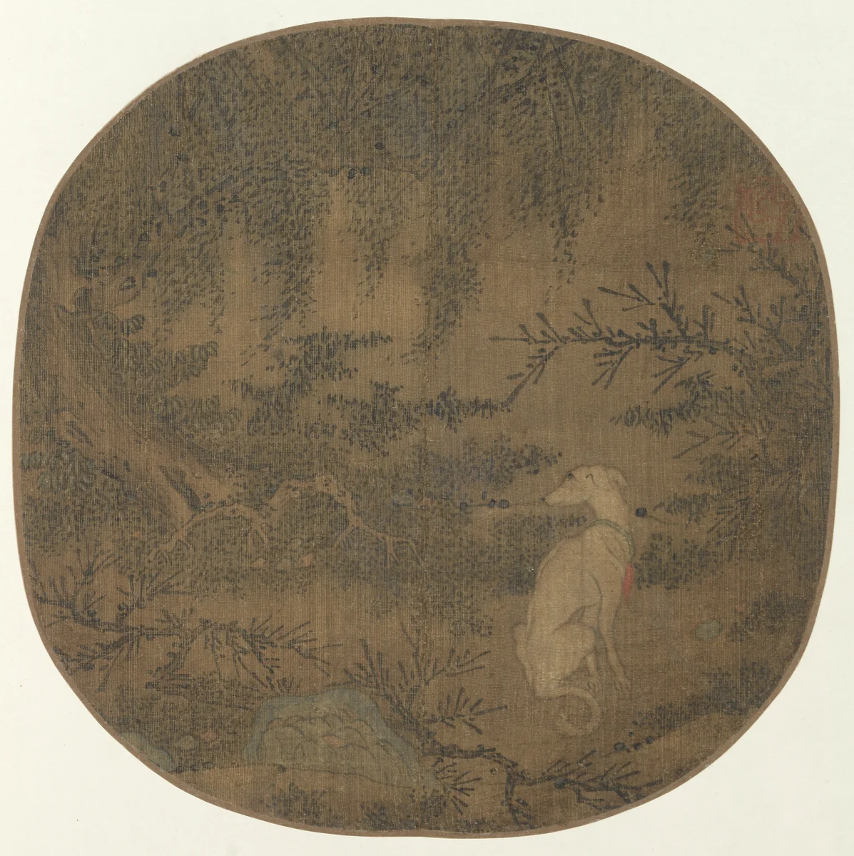 Dog Watching by Unknown, painting, 960-1279