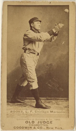 Rooks, Left Field, Chicago, from the Old Judge series (N172) for Old Judge Cigarettes by Goodwin & Company, photograph, 1888