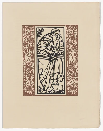 Plate (page 297) from Les Petites Fleurs de St. François (The Little Flowers of St. Francis) by Émile Bernard, illustrated book, 1928