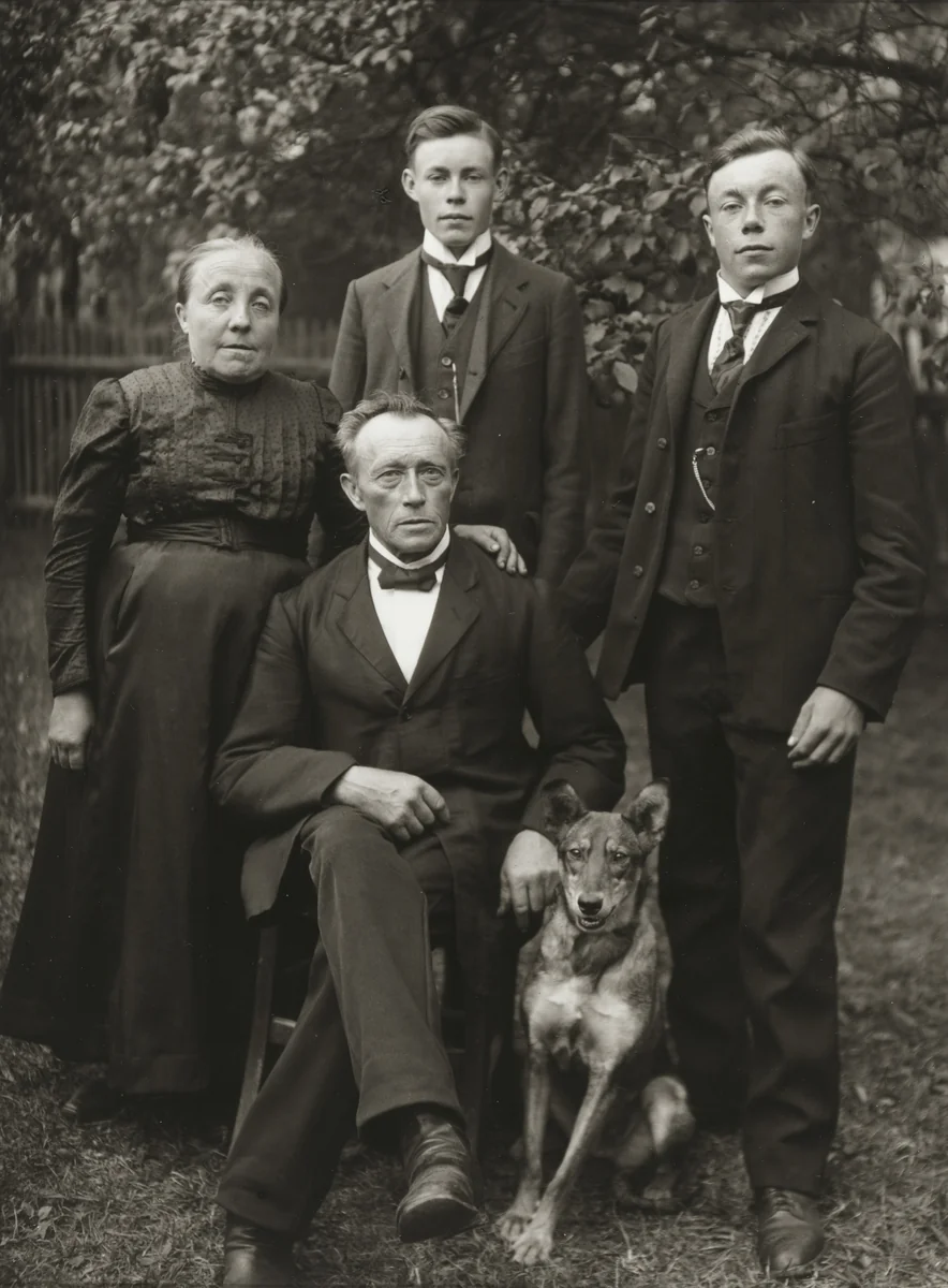 Farming Family by August Sander, photograph, 1919