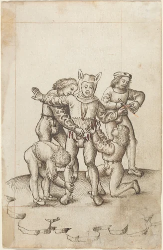 "Do Not Wear a Tight-Fitting Ring" [fol. 23 recto] by French early 16th Century, drawing, 1512-1515