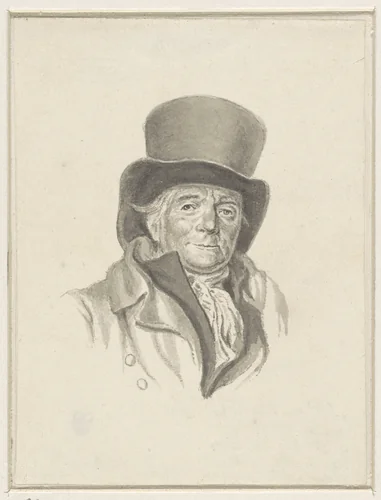 Portret van Johannes Petrus van Horstok by Joannes Pieter Visser Bender, drawing, 1813