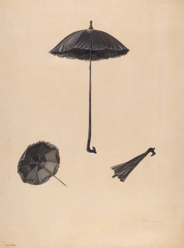 Parasol by Marie Alain, index of american design, 1938
