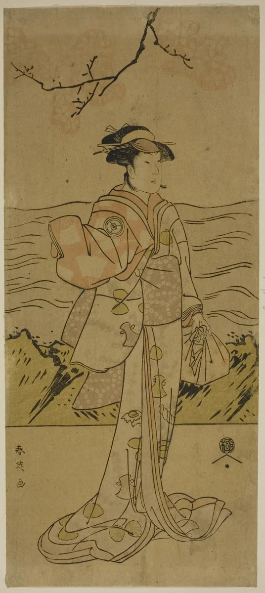 The Actor Iwai Kiyotaro II by Katsukawa Shun'ei (勝川春英), print, 1790-1799