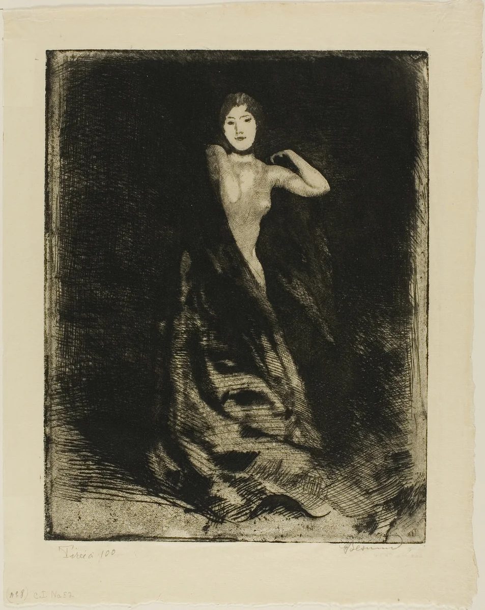 Woman, frontispiece from Woman by Albert Besnard, print, 1886