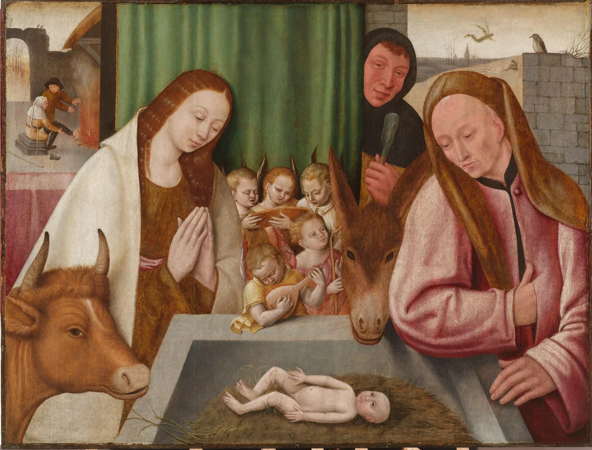 Nativity by Unknown, painting, 1550-1600