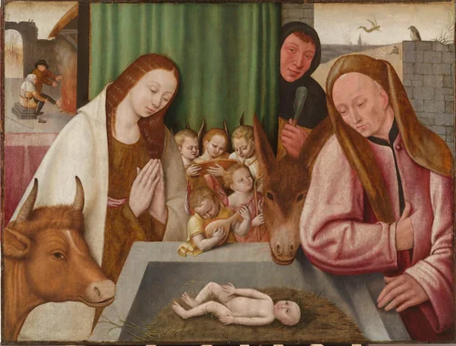 Nativity by Unknown, painting, 1550-1600