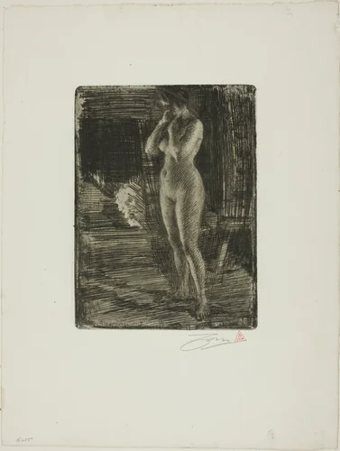 The First Pose by Anders Zorn, print, 1906
