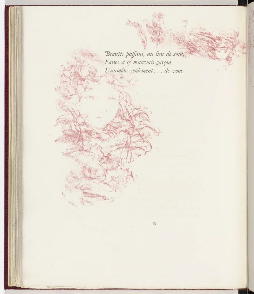 In-text plate (page 86) from Parallèlement (In Parallel) by Pierre Bonnard, illustrated book, 1900