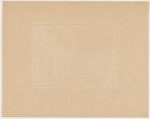 Carmosine (projet de programme) by Maurice Dumont, print, 1895