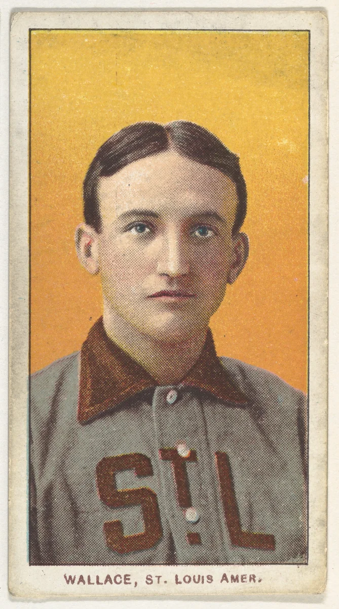 Wallace, St. Louis, American League, from the White Border series (T206) for the American Tobacco Company by American Tobacco Company, print, 1909-1911