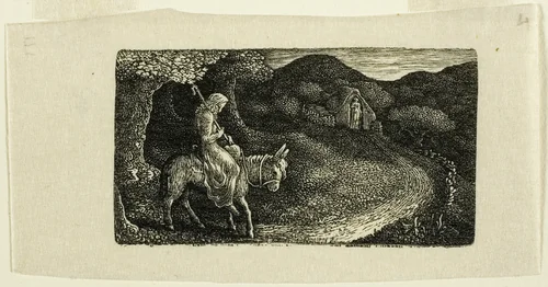 The Return Home by Edward Calvert, print, 1819-1883