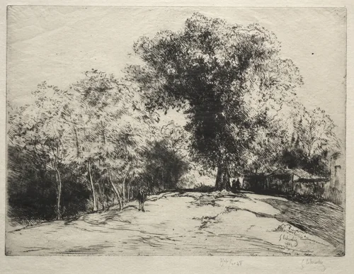 Le Chemin de ronde by Gustave Leheutre, print, 1922