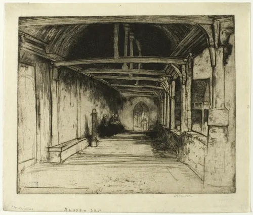 Montivilliers by David Young Cameron, print, 1903