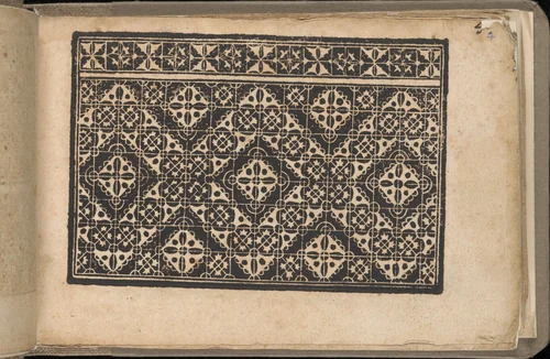 Schön newes Modelbuch (Page 4r) by Sigismundus Latomus, book, 1608