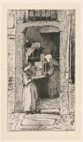 La Marchande de Moutarde by James McNeill Whistler
Auguste Delâtre, print, 1858