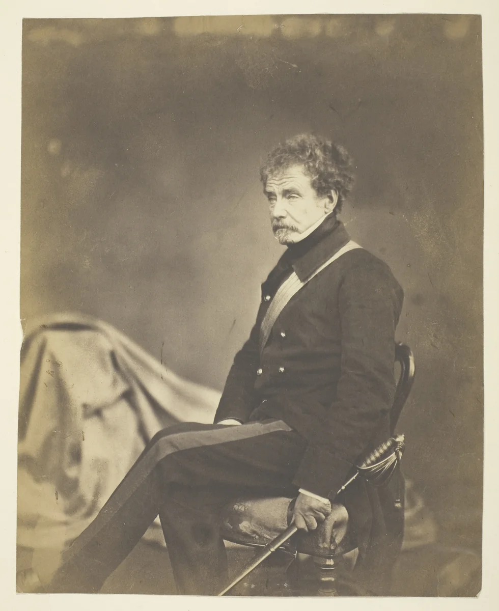 Sir Colin Campbell Lord Clyde (1792-1863), Field Marshal; At the Crimea by Roger Fenton, photograph, 1855