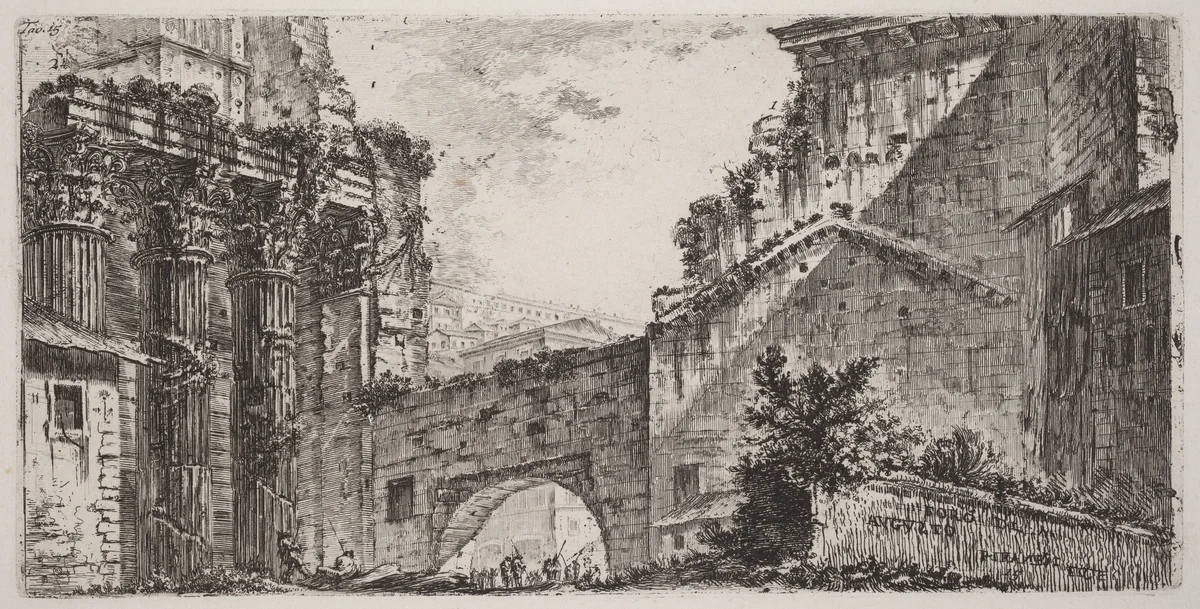 For di Augusto by Giovanni Battista Piranesi, portfolio, 1748