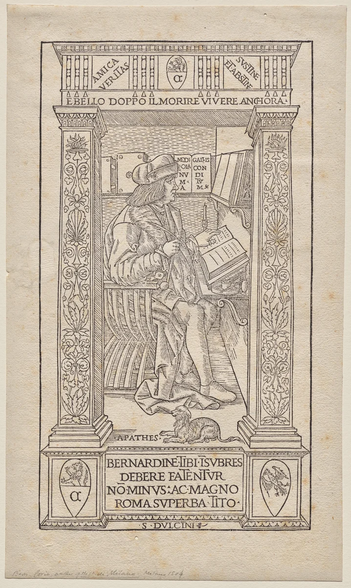 Bernardino Corio by Unknown, print, 1503